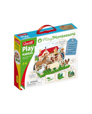 quercetti Montessori Play Układanka magnetyczna Zabawa ze środowiskiem 0621