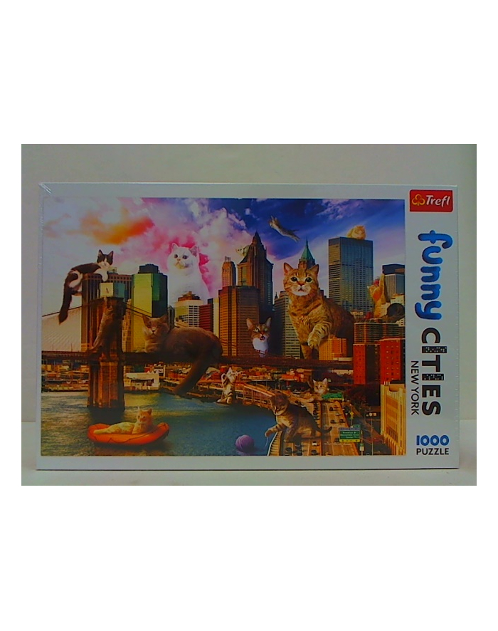 Puzzle 1000 elementów - Koty w Nowym Jorku 10595 Trefl główny