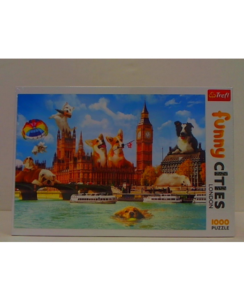 Puzzle 1000 elementów - Psy w Londynie 10596 Trefl