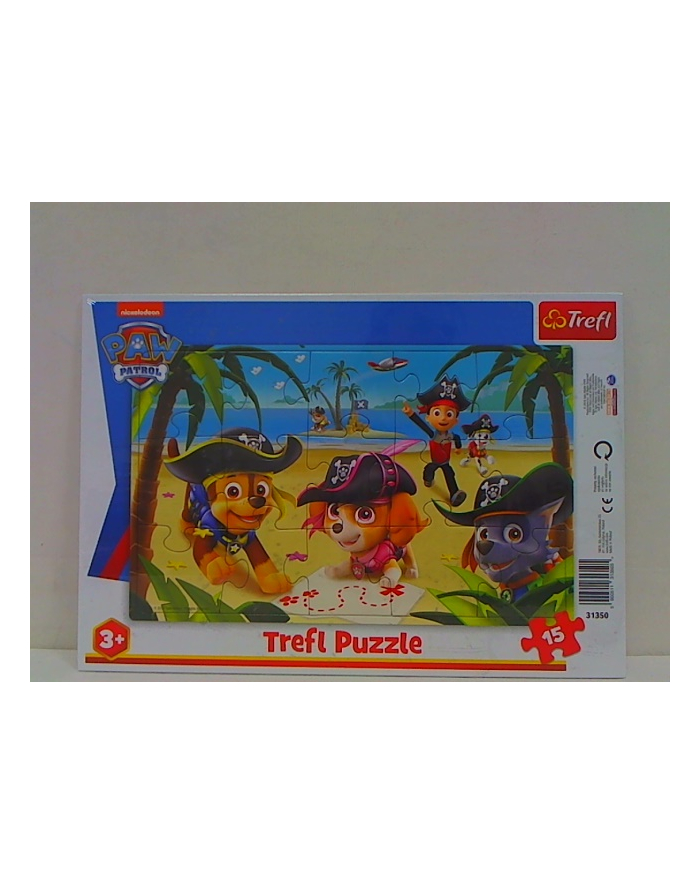 Puzzle 15el ramkowe Przyjaciele z Psiego Patrolu 31350 Trefl główny