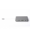 digitus Stacja dokująca USB Typ C, 11 portów, funkcja Dual Monitor, 4K 30Hz, PD 2.0 HQ aluminiowa - nr 3