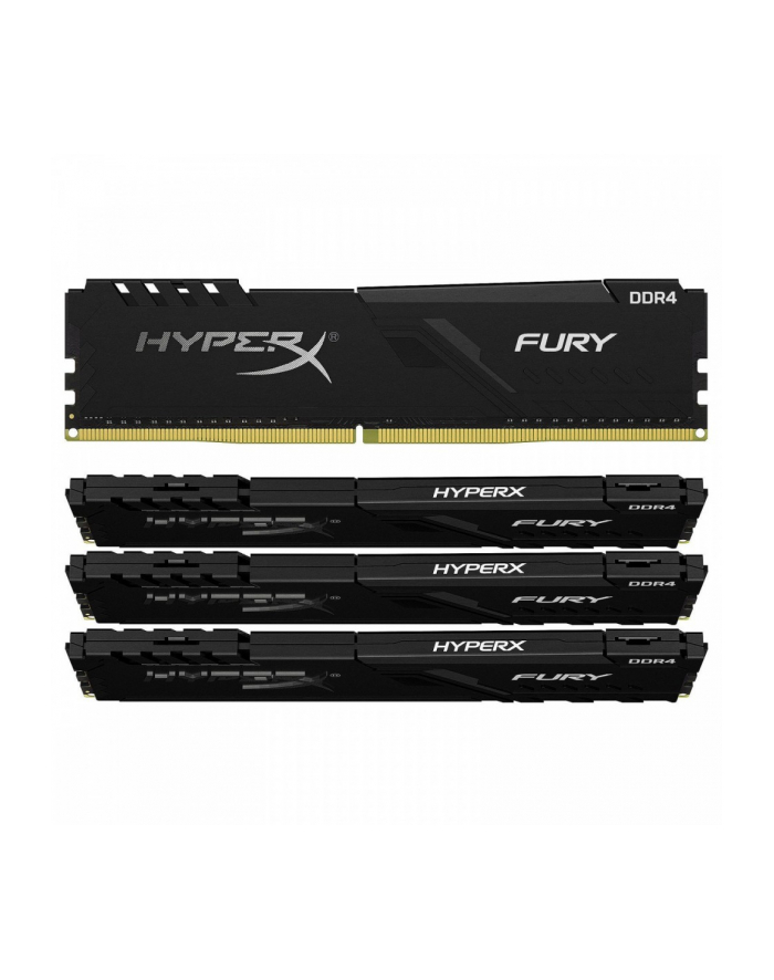 hyperx Zestaw pamięci DDR4 Fury Black 128GB/2666 (4x32GB) CL16 główny