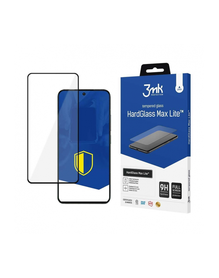 3mk HardGlass Max Lite Samsung A51 A515 Czarny FullScreen 9H główny