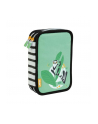 Piórnik 2 poziomy z wyposażeniem Hide & Seek zielony lemur 081264HS MILAN - nr 1