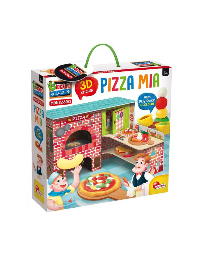 lisciani giochi Montessori Pizza Mia 3D + plastelina 76833 LISCIANI główny