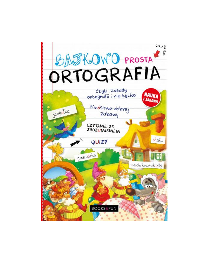 booksandfun Książka Bajkowe postaci. Ortografia główny