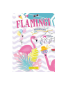 booksandfun Kolorowanka z naklejkami Flamingi - nr 1