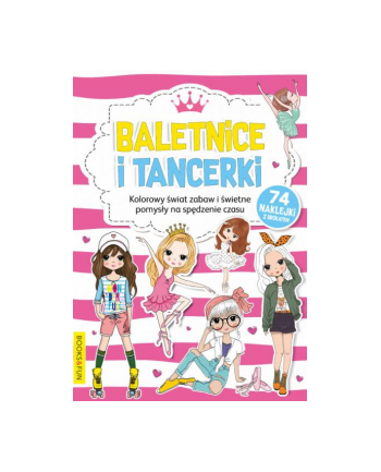 booksandfun Kolorowanka z naklejkami Baletnice i tancerki