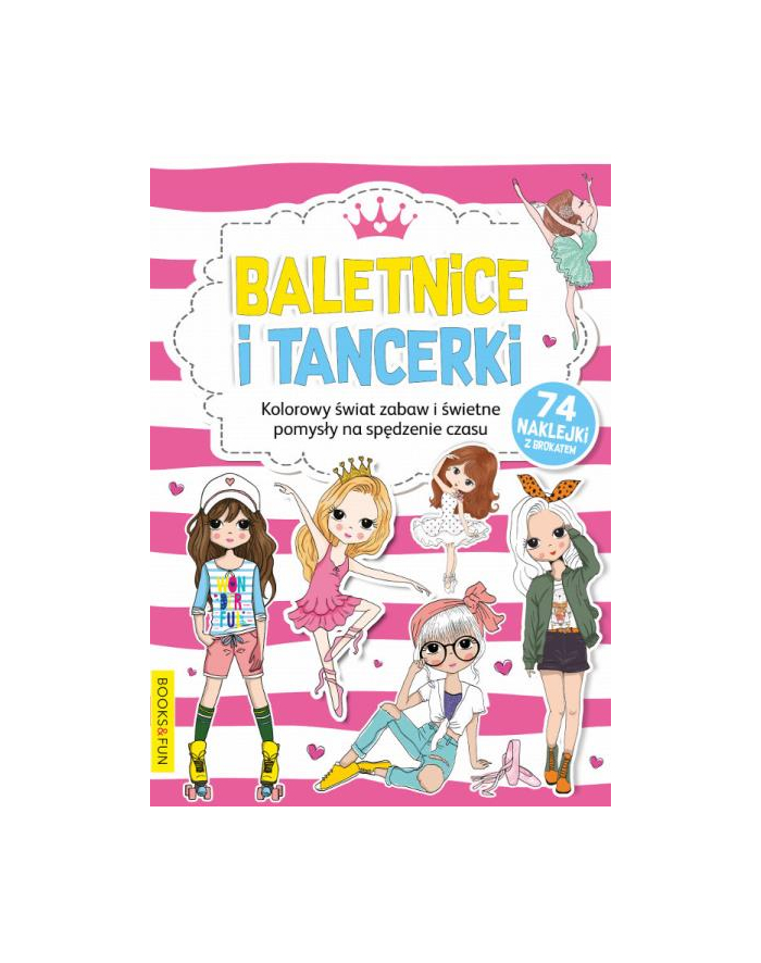 booksandfun Kolorowanka z naklejkami Baletnice i tancerki główny