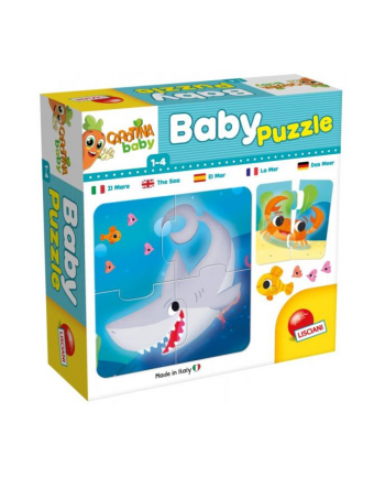lisciani giochi Carotina Baby Puzzle Zwierzęta morskie 80069 LISCIANI