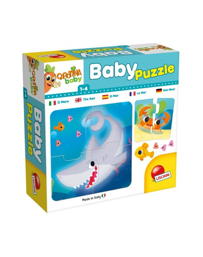 lisciani giochi Carotina Baby Puzzle Zwierzęta morskie 80069 LISCIANI główny