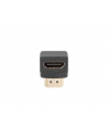 lanberg Adapter HDMI(M) - HDMI(F) Kątowy 90 stopni dół Czarny - nr 2