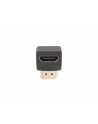 lanberg Adapter HDMI(M) - HDMI(F) Kątowy 90 stopni dół Czarny - nr 7