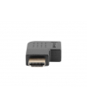 lanberg Adapter HDMI(M) - HDMI(F) Kątowy 90 stopni lewy Czarny - nr 2