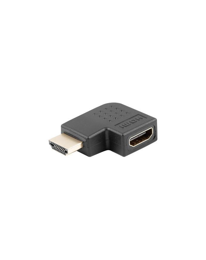 lanberg Adapter HDMI(M) - HDMI(F) Kątowy 90 stopni lewy Czarny główny