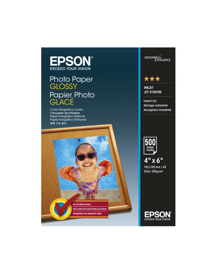 EPSON Photo Paper Glossy 10x15cm 500 sh główny