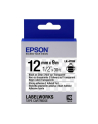 EPSON LK-4TBW Adhésif fort Noir/Trans - nr 12