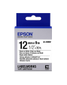 EPSON LK4WBW Strong Adh. Black on White tape 12mm - nr 12