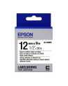 EPSON LK4WBW Strong Adh. Black on White tape 12mm - nr 7