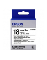 EPSON LK-5WBW Strong Adh. Black on White tape 18mm, 9m - nr 2
