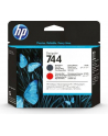 hp inc. HP 744 Matte Black & Red Printhead - nr 17