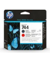 hp inc. HP 744 Matte Black & Red Printhead - nr 18
