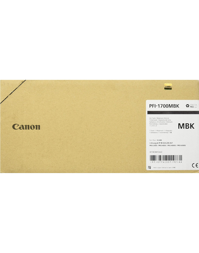 CANON Ink PFI-1700 Matte Black główny