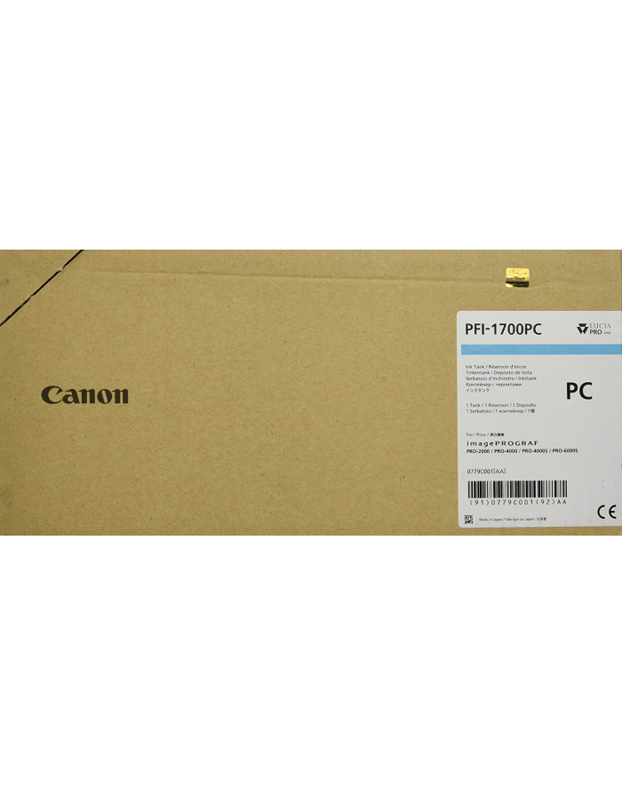 CANON Ink PFI-1700 Photo Cyan główny