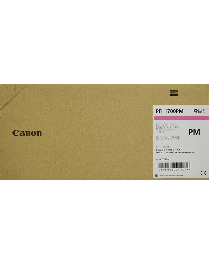 CANON Ink PFI-1700 Photo Magenta główny