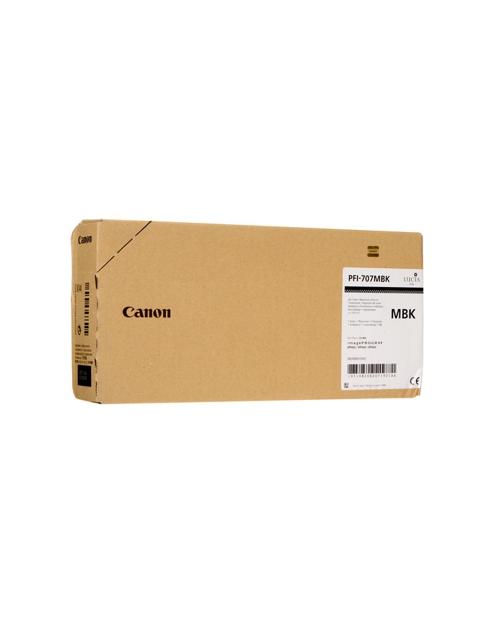 CANON PFI-707 MBK Ink cartridge matte black standard capacity 700ml 1-pack główny