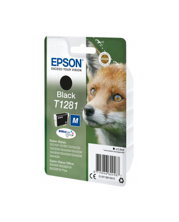 EPSON T1281 ink cartridge black standard capacity 5.9ml 1-pack RF-AM blister nr 2