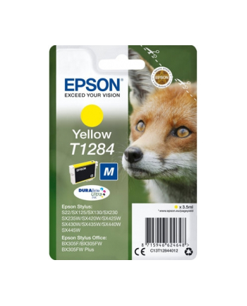 EPSON T1284 ink cartridge yellow standard capacity 3.5ml 1-pack RF-AM blister