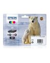 EPSON 26 Series Polar bear multipack containing 4 ink cartridge: black cyan magenta yellow in RS blister pack with RF+AM tags - nr 1