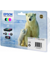 EPSON 26 Series Polar bear multipack containing 4 ink cartridge: black cyan magenta yellow in RS blister pack with RF+AM tags - nr 2