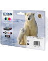 EPSON 26 Series Polar bear multipack containing 4 ink cartridge: black cyan magenta yellow in RS blister pack with RF+AM tags - nr 5