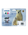 EPSON 26XL Series Polar bear multipack containing 4 ink cartridge: black cyan magenta yellow in RS blister pack with RF+AM tags - nr 1