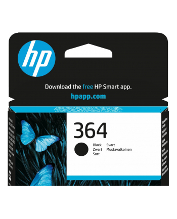 hp inc. HP CB316EE#BA3 Tusz HP 364 black 6ml PS C5380/C6380/D5460/B8850