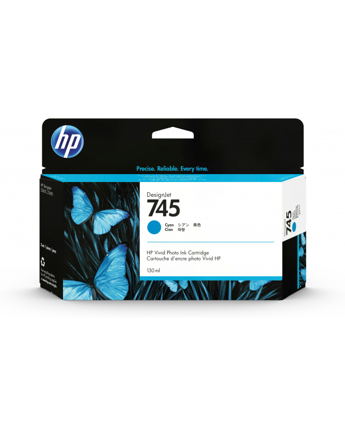 hp inc. HP 745 130-ml Cyan Ink Cartridge główny