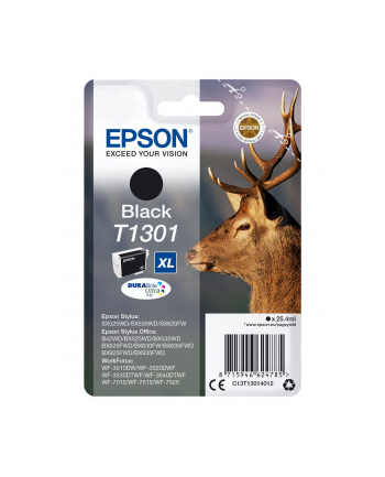 EPSON T1301 ink cartridge black extra high capacity 25.4ml 1-pack RF-AM blister DURABrite Ultra Ink