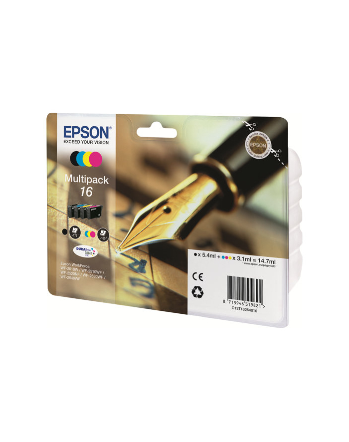 EPSON 16 ink cartridge black and tri-colour standard capacity 14.7ml 1-pack RF-AM blister główny