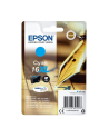 EPSON 16XL ink cartridge cyan high capacity 6.5ml 450 pages 1-pack RF-AM blister - nr 1