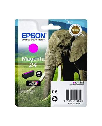 EPSON C13T24234012 Tusz Epson T2423 magenta 4,6 ml XP-750/850