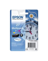 EPSON 27 ink cartridge cyan, magenta and yellow standard capacity 3x3.6ml 3x350 pages combopack RF-AM blister - DURABrite - nr 8