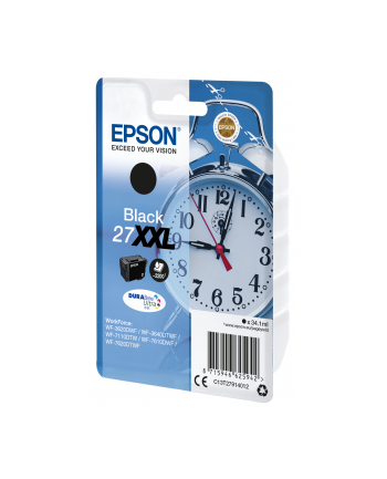 EPSON C13T27914022 Tusz Epson T2791 black 27 XXL DURABrite Ultra BLISTER RF+AM