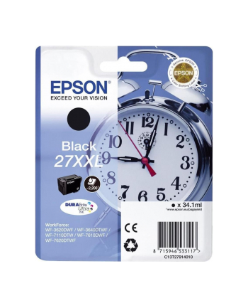 EPSON C13T27914022 Tusz Epson T2791 black 27 XXL DURABrite Ultra BLISTER RF+AM