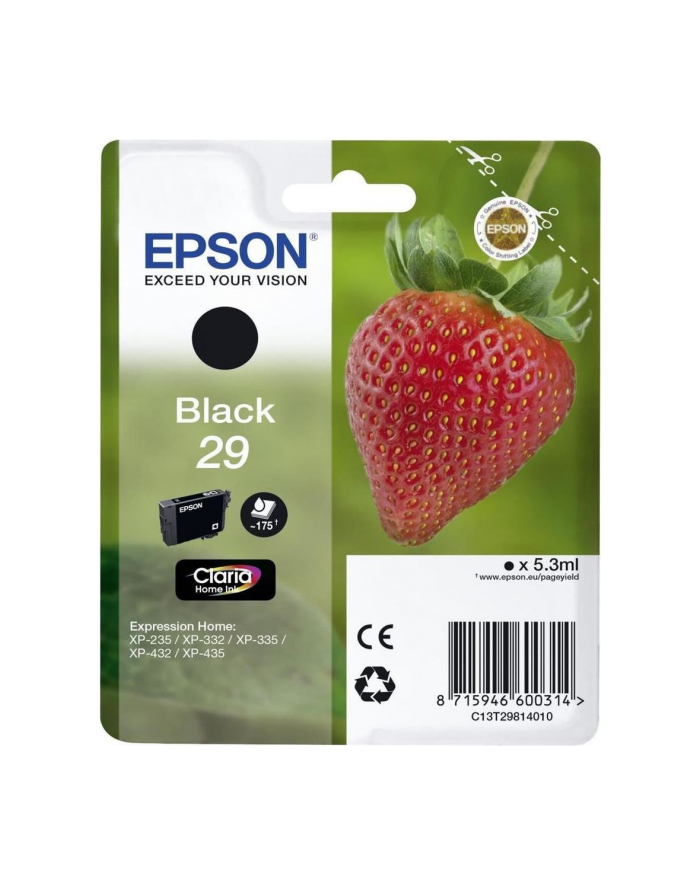 EPSON Cartridge Fraise Ink Claria Home Black główny