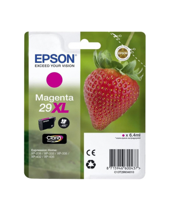 EPSON Cartridge Fraise - Ink Claria Home Magenta (XL)