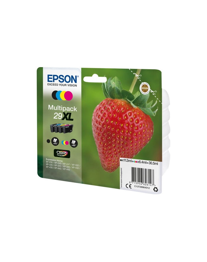 EPSON Multipack Fraise - Encre Claria Home Black Cyan Magenta Yellow (XL) główny