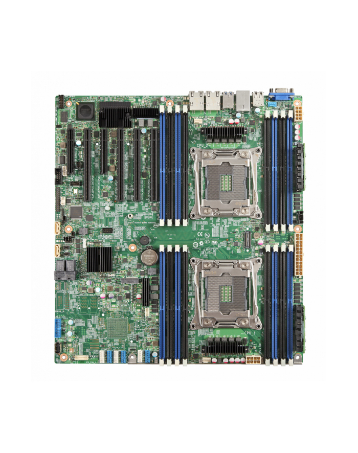 INTEL Server Board DBS2600CWTR supporting two Intel Xeon processor E5-2600v3 family up to 145W 16DIMMs and two 10-Gb ethernet ports główny