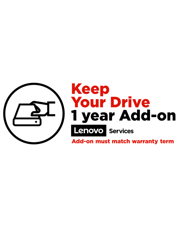 LENOVO 1Y Keep Your Drive compatible with Onsite delivery for ThinkStation P310 główny